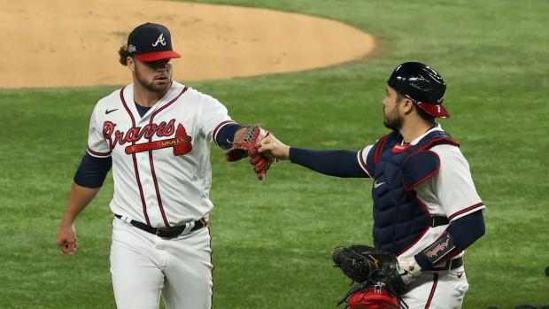 Bryse Wilson and Travis d'Arnaud